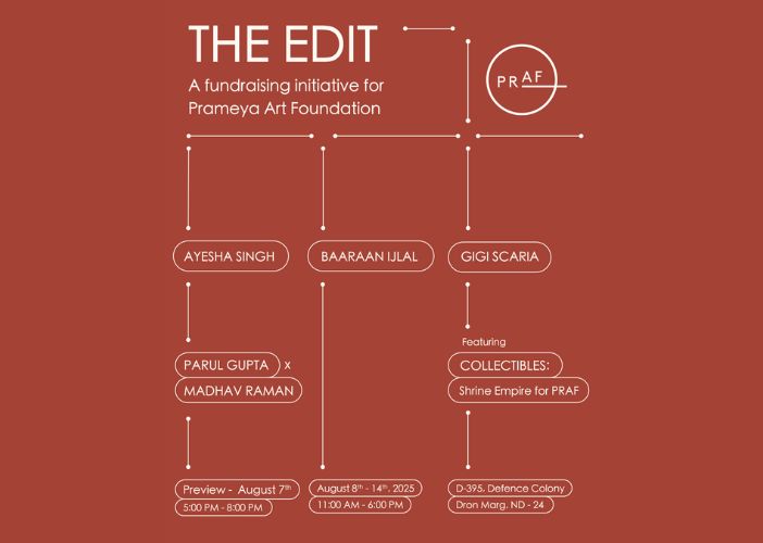 The Edit, A Fundraising Initiative for Prameya Art Foundation [PRAF]